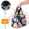 Leakproof Insulated Lunch Tote Bag with Adjustable & Removable Shoulder Strap, Durable Reusable lunch Box Container for Women/Men/Picnic/Work