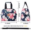Leakproof Insulated Lunch Tote Bag with Adjustable & Removable Shoulder Strap, Durable Reusable lunch Box Container for Women/Men/Picnic/Work